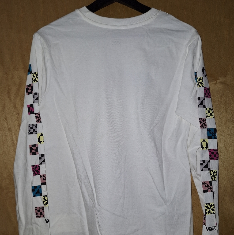 Vans White Long Sleeve Shirt - Picture 2 of 3